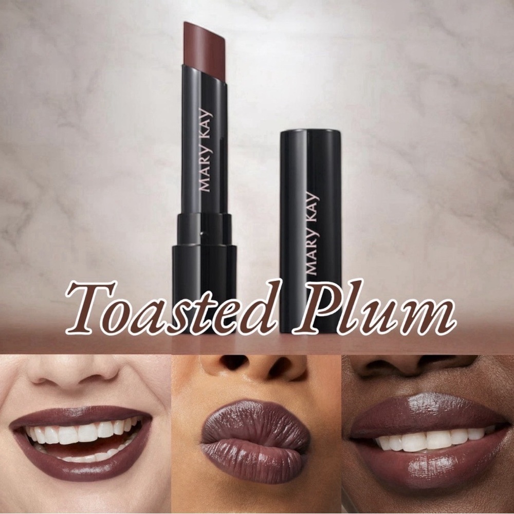 Mary Kay Supreme Hydrating Lipstick - Toasted Plum - New in Box - Picture 3 of 4